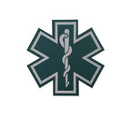 Patch étoile de vie médicale réfléchissante fixation velcro 