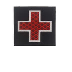 Patch médical croix rouge camouflage lumineux et réfléchissant 