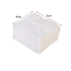 Patchs de nettoyage grand format blanc (lot de 200) 