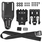 Plaque de cuisse tactique avec kit support holster fixation clip 