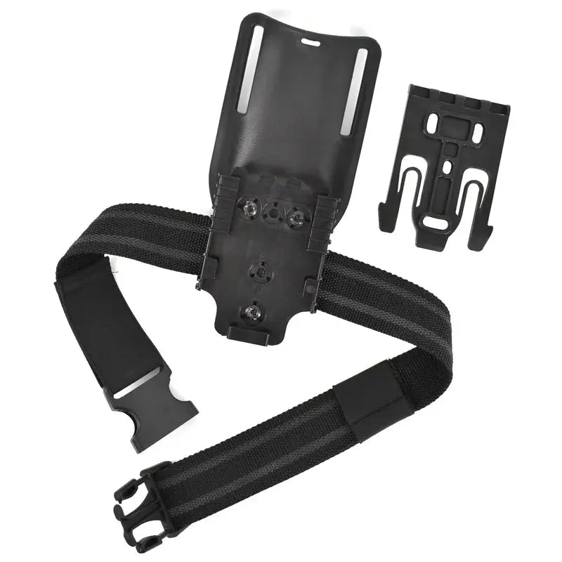 Plaque de cuisse tactique avec kit support holster fixation clip 