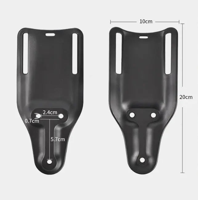 Plaque de cuisse tactique avec kit support holster fixation clip 
