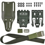 Plaque de cuisse tactique avec kit support holster fixation clip 