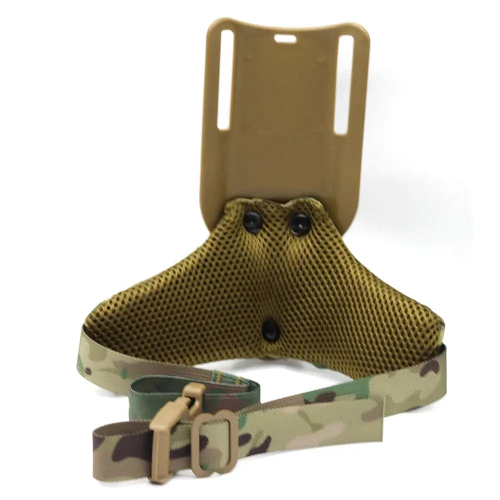 Plateforme de cuisse support pour holster avec panneau MOLLE 