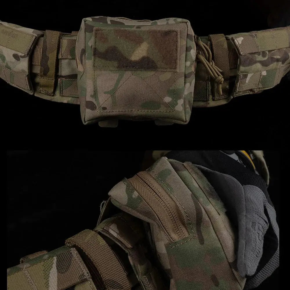 Poche GP moyenne tactique MOLLE format carré compact 