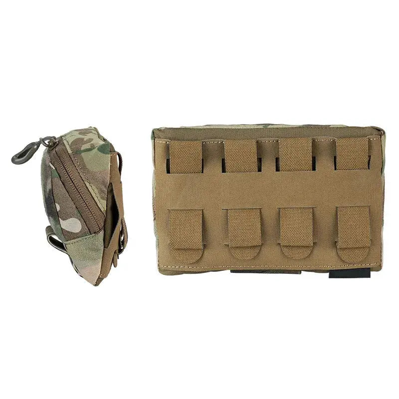 Poche MOLLE GP tactique compacte façade VELCRO et élastique 