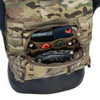 Poche MOLLE GP tactique compacte façade VELCRO et élastique 