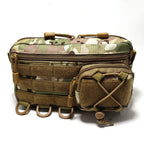 Poche admin MOLLE avec pochette frontale multifonction 