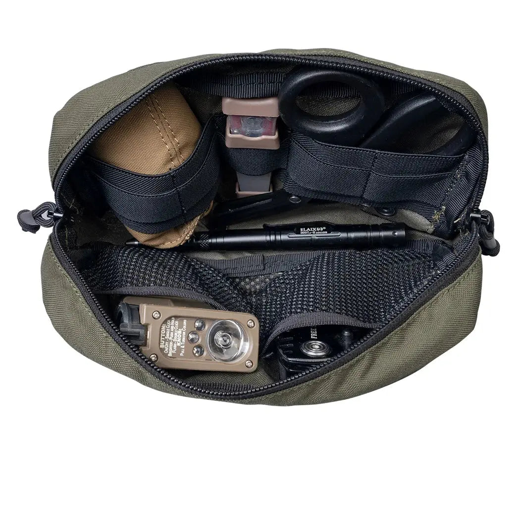 Poche horizontale tactique MOLLE utilitaire usage admin et outils Zone Tactique