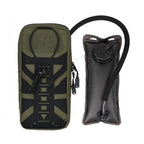 Poche hydratation compacte 1L MOLLE avec porte équipement élastique 
