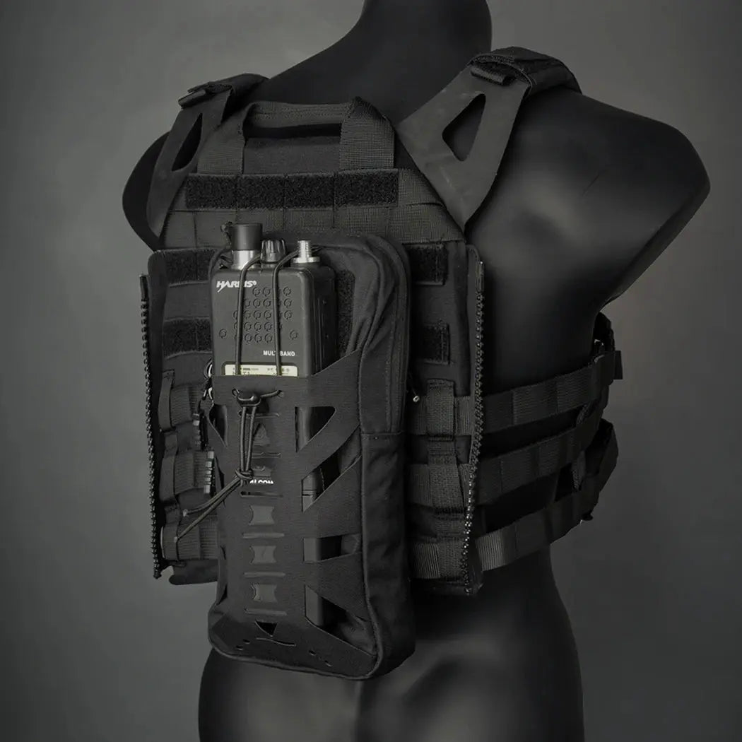 Poche hydratation compacte 1L MOLLE avec porte équipement élastique 