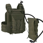 Poche hydratation tactique 1.5L avec housse MOLLE et élastique 