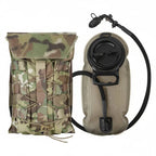 Poche hydratation tactique 1.5L avec housse MOLLE et élastique 