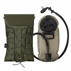 Poche hydratation tactique 1.5L avec housse MOLLE et élastique 