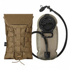 Poche hydratation tactique 1.5L avec housse MOLLE et élastique 