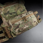 Poche large tactique GP MOLLE multi-usage avec zip frontal 