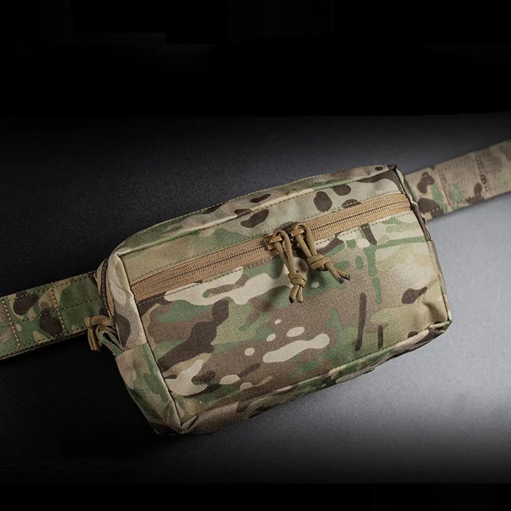 Poche large tactique GP MOLLE multi-usage avec zip frontal 