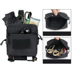 Poche tactique MOLLE multi usage admin et outils avec zip frontal 