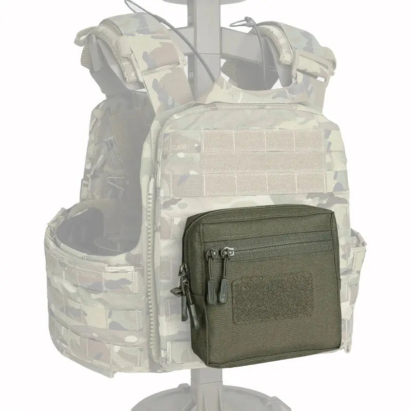 Poche tactique MOLLE multi usage admin et outils avec zip frontal 
