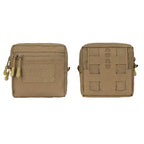 Poche tactique MOLLE multi usage admin et outils avec zip frontal 