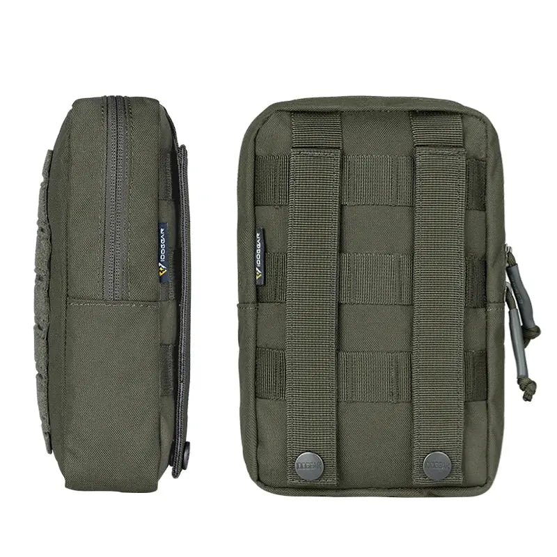 Poche utilitaire tactique plate admin MOLLE lasercut 
