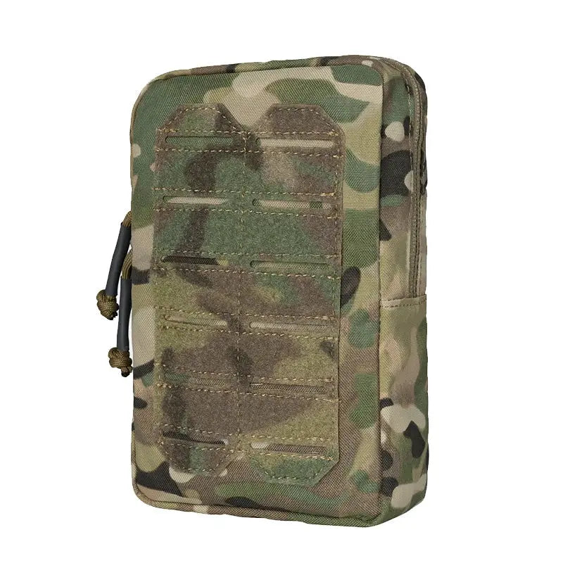 Poche utilitaire tactique plate admin MOLLE lasercut 