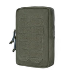 Poche utilitaire tactique plate admin MOLLE lasercut 