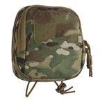 Pochette MOLLE AG tactique compacte format arrondi fermeture zip 