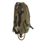 Pochette MOLLE AG tactique compacte format arrondi fermeture zip 