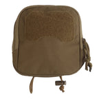 Pochette MOLLE AG tactique compacte format arrondi fermeture zip 