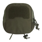 Pochette MOLLE AG tactique compacte format arrondi fermeture zip 