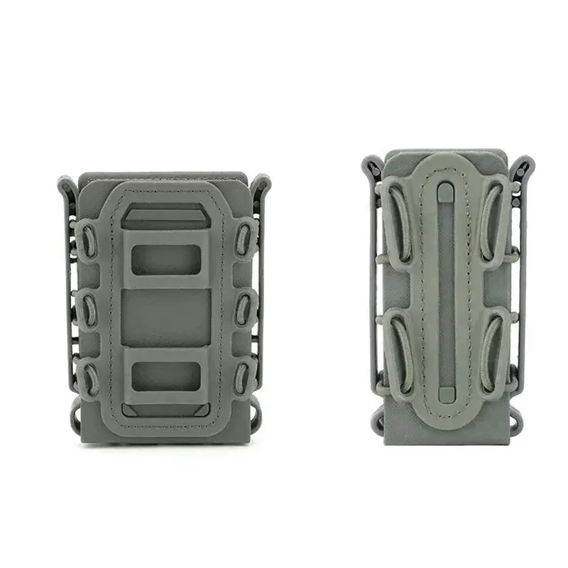 Pochette MOLLE chargeur DUO 556 et 9mm rétention rigide usage rapide Zone Tactique