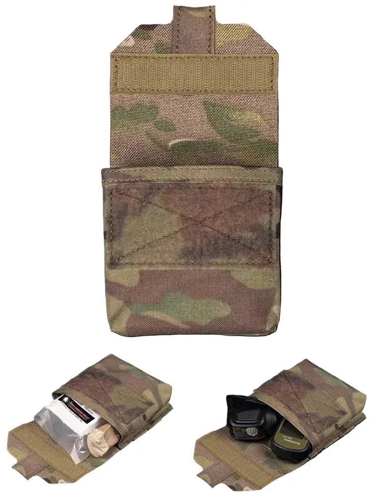 Pochette MOLLE tactique format portefeuille Zone Tactique