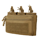 Pochette admin et triple chargeurs MOLLE Zone Tactique