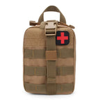 Pochette de premiers secours tactique MOLLE avec patch medic croix 