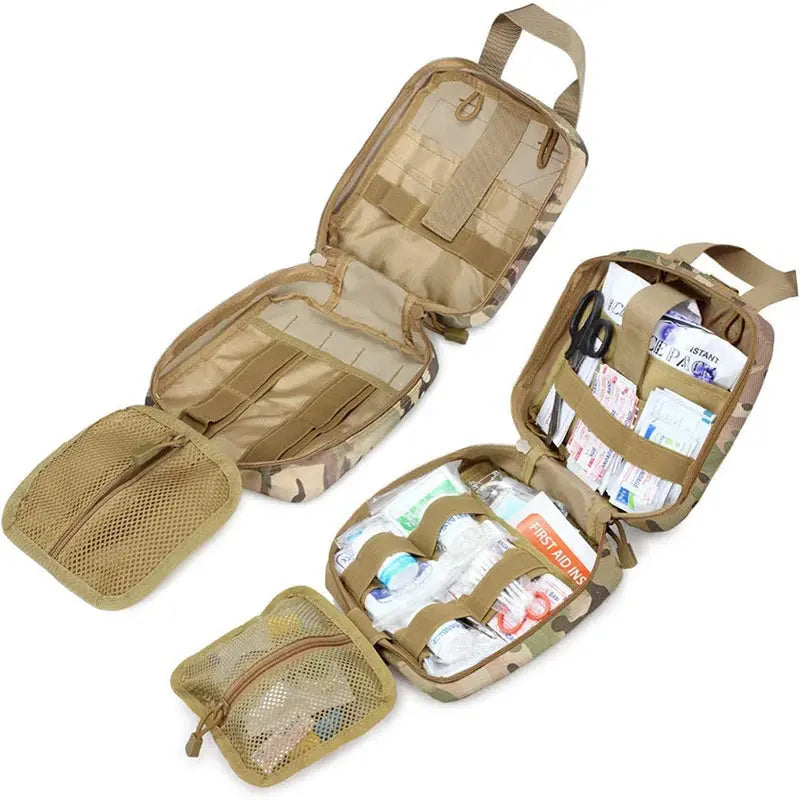 Pochette de premiers secours tactique MOLLE avec patch medic croix 