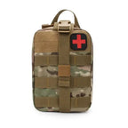 Pochette de premiers secours tactique MOLLE avec patch medic croix 