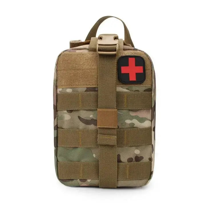 Pochette de premiers secours tactique MOLLE avec patch medic croix 