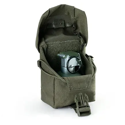 Pochette grenade tactique MOLLE avec fermeture sécurisée 
