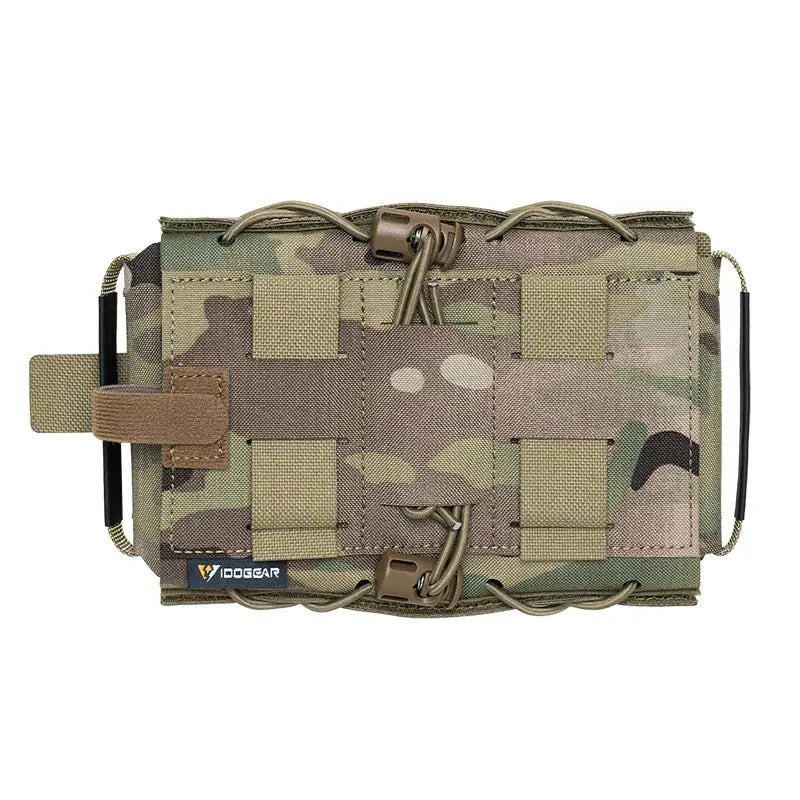 Pochette médicale tactique MOLLE avec rétention interne 
