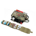 Pochette médicale tactique MOLLE avec rétention interne 