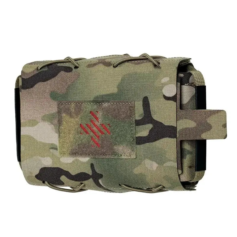 Pochette médicale tactique MOLLE avec rétention interne 