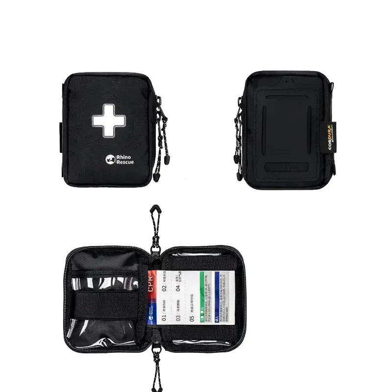 Pochette médicale tactique compacte avec croix identification 