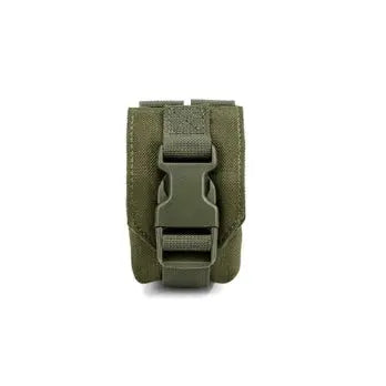 Pochette molle grenade compacte fermeture sécurisée clip Zone Tactique