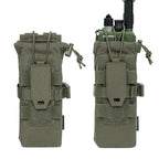 Pochette radio tactique molle réglable talkie walkie type PRC et ER 