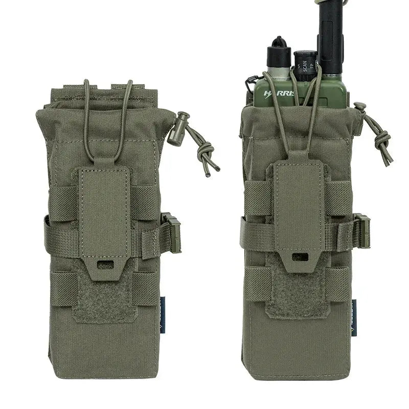 Pochette radio tactique molle réglable talkie walkie type PRC et ER Zone Tactique