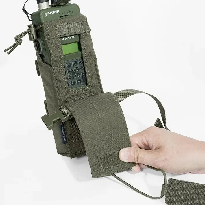 Pochette radio tactique molle réglable talkie walkie type PRC et ER 