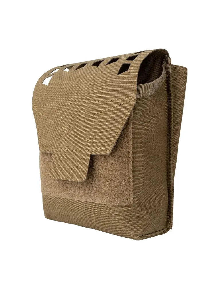 Pochette tactique MOLLE à rabat fermeture rapide avec ouvertures - Zone Tactique