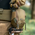 Pochette tactique MOLLE compacte type EDC à ouverture frontale Zone Tactique