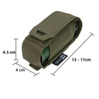 Pochette tactique MOLLE pour grenade flash et petit fumigène Zone Tactique